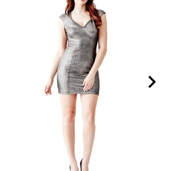 GUESS PYTHON GLAM DRESS  - Picture 1 of 8